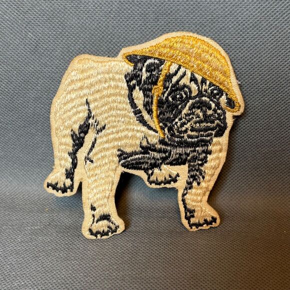 WWII USMC Marine Corps Bulldog Cut Edge Silk/Felt Souvenir Morale Patch - Picture 2 of 4